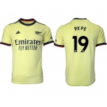 Men 2021-2022 Club Arsenal away aaa version green 19 Soccer Jersey