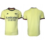 Men 2021-2022 Club Arsenal away aaa version green blank Soccer Jersey