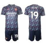 Men 2021-2022 Club Arsenal away blue 19 Soccer Jersey