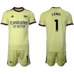 Men 2021-2022 Club Arsenal away yellow 1 Soccer Jersey