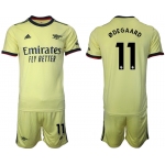 Men 2021-2022 Club Arsenal away yellow 11 Soccer Jersey