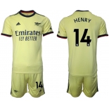 Men 2021-2022 Club Arsenal away yellow 14 Soccer Jersey