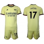 Men 2021-2022 Club Arsenal away yellow 17 Soccer Jersey