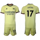 Men 2021-2022 Club Arsenal away yellow 17 Soccer Jersey