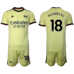 Men 2021-2022 Club Arsenal away yellow 18 Soccer Jersey