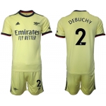 Men 2021-2022 Club Arsenal away yellow 2 Soccer Jersey