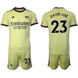 Men 2021-2022 Club Arsenal away yellow 23 Soccer Jersey