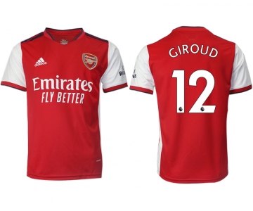 Men 2021-2022 Club Arsenal home aaa version red 12 Soccer Jersey