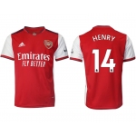 Men 2021-2022 Club Arsenal home aaa version red 14 Soccer Jersey