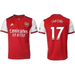 Men 2021-2022 Club Arsenal home aaa version red 17 Soccer Jersey