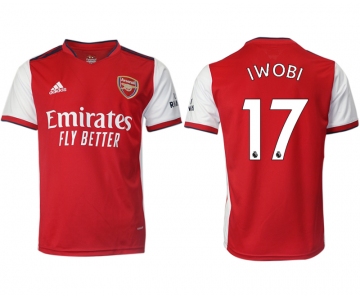 Men 2021-2022 Club Arsenal home aaa version red 17 Soccer Jersey