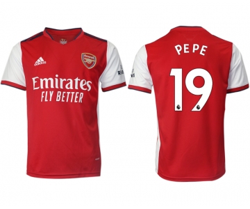 Men 2021-2022 Club Arsenal home aaa version red 19 Soccer Jersey