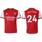 Men 2021-2022 Club Arsenal home aaa version red 24 Soccer Jersey