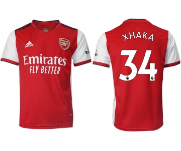 Men 2021-2022 Club Arsenal home aaa version red 34 Soccer Jersey