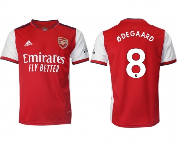 Men 2021-2022 Club Arsenal home aaa version red 8 Soccer Jersey