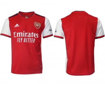 Men 2021-2022 Club Arsenal home aaa version red blank Soccer Jersey