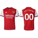 Men 2021-2022 Club Arsenal home aaa version red customized Soccer Jersey