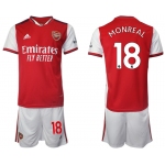 Men 2021-2022 Club Arsenal home red 18 Soccer Jersey