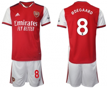 Men 2021-2022 Club Arsenal home red 8 Soccer Jersey