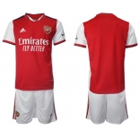 Men 2021-2022 Club Arsenal home red blank Soccer Jersey