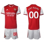 Men 2021-2022 Club Arsenal home red customized Soccer Jersey