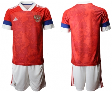 Men 2021 European Cup Russia red home Soccer Jerseys