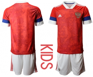 Youth 2021 European Cup Russia red home Soccer Jerseys