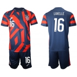 Men 2020-2021 National team United States away 16 blue Nike Soccer Jersey