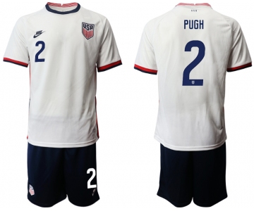 Men 2020-2021 Season National team United States home white 2 Soccer Jersey
