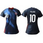 Women 2020-2021 Season National Team America away aaa 10 blue Soccer Jerseys1