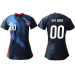 Women 2020-2021 Season National Team America away aaa customized blue Soccer Jerseys