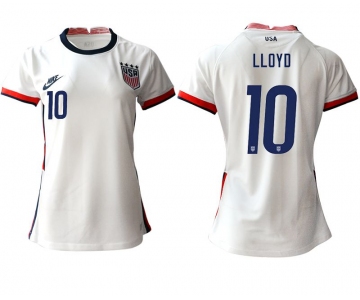 Women 2020-2021 Season National Team America home aaa 10 white Soccer Jerseys