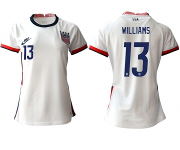 Women 2020-2021 Season National Team America home aaa 13 white Soccer Jerseys1