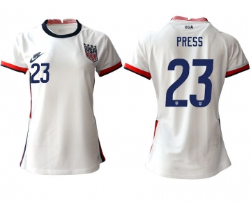 Women 2020-2021 Season National Team America home aaa 23 white Soccer Jerseys