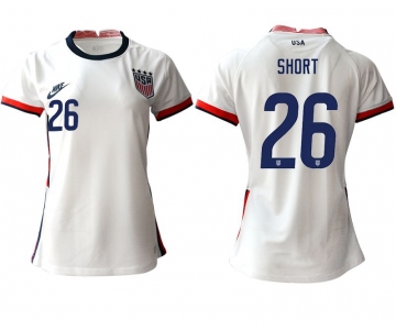 Women 2020-2021 Season National Team America home aaa 26 white Soccer Jerseys