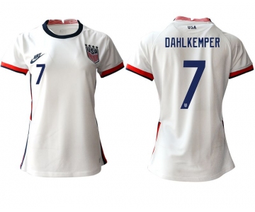 Women 2020-2021 Season National Team America home aaa 7 white Soccer Jerseys