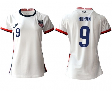 Women 2020-2021 Season National Team America home aaa 9 white Soccer Jerseys1