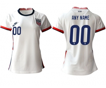 Women 2020-2021 Season National Team America home aaa customized white Soccer Jerseys