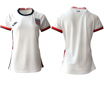 Women 2020-2021 Season National Team America home aaa white Soccer Jerseys