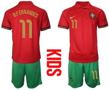 2021 European Cup Portugal home Youth 11 soccer jerseys