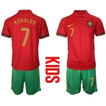 2021 European Cup Portugal home Youth 7 soccer jerseys