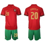 Men 2020-2021 European Cup Portugal home red 20 Nike Soccer Jersey