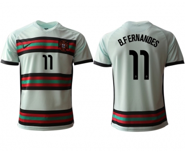 Men 2021 Europe Portugal away AAA version 11 soccer jerseys