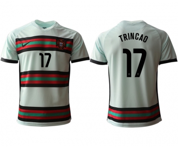 Men 2021 Europe Portugal away AAA version 17 soccer jerseys