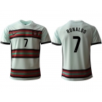 Men 2021 Europe Portugal away AAA version 7 soccer jerseys