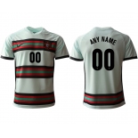 Men 2021 Europe Portugal away AAA version custom white soccer jerseys