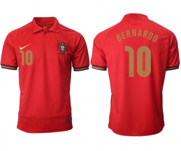 Men 2021 Europe Portugal home AAA version 10 soccer jerseys