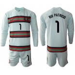 Men 2021 European Cup Portugal away Long sleeve 1 soccer jerseys