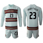 Men 2021 European Cup Portugal away Long sleeve 23 soccer jerseys