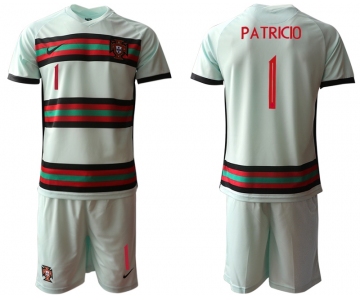 Men 2021 European Cup Portugal away grey 1 Soccer Jersey1